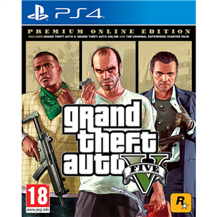 PS4 game Grand Theft Auto V: Premium Online Edition