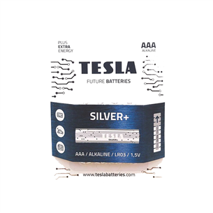 Tesla SILVER+, AAA/LR03, 4 gab. - Baterijas