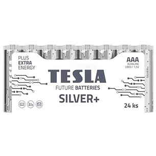 Baterijas SILVER+ AAA LR03, Tesla / 24 gab