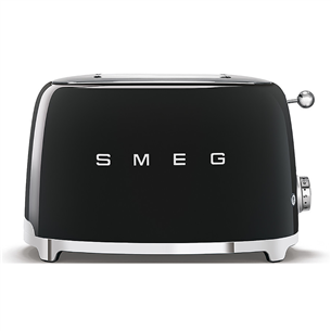Smeg, 950 W, black - Toaster TSF01BLEU