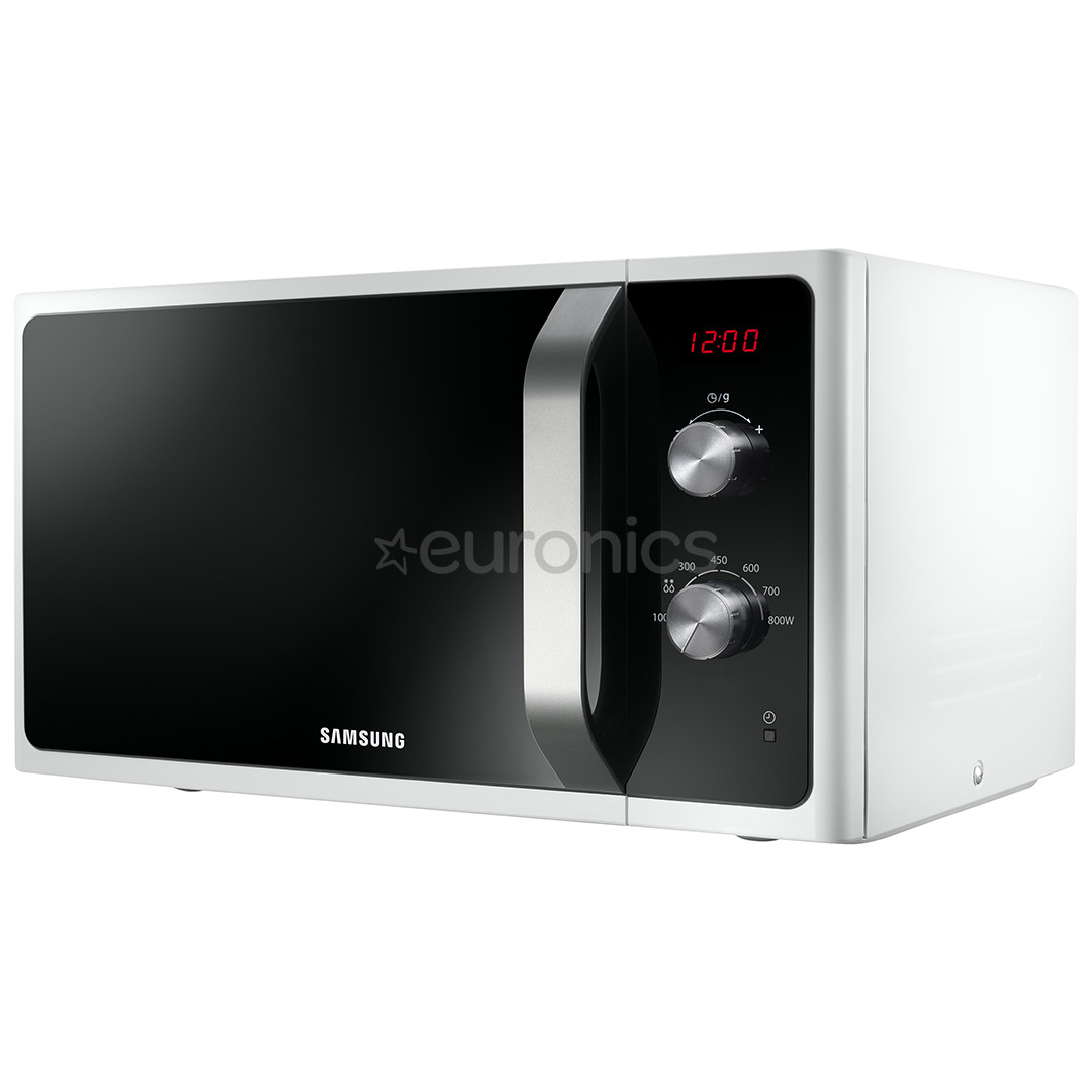 Samsung, 23 л, 1150 Вт, белый/черный - Микроволновая печь