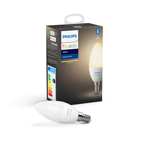 Philips Hue White Bluetooth, E14, balta - Viedā spuldze