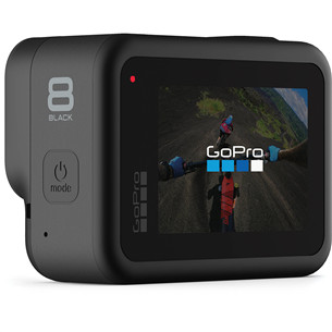 GoPro HERO8 Black, 4K/60fps, melna - Video kamera