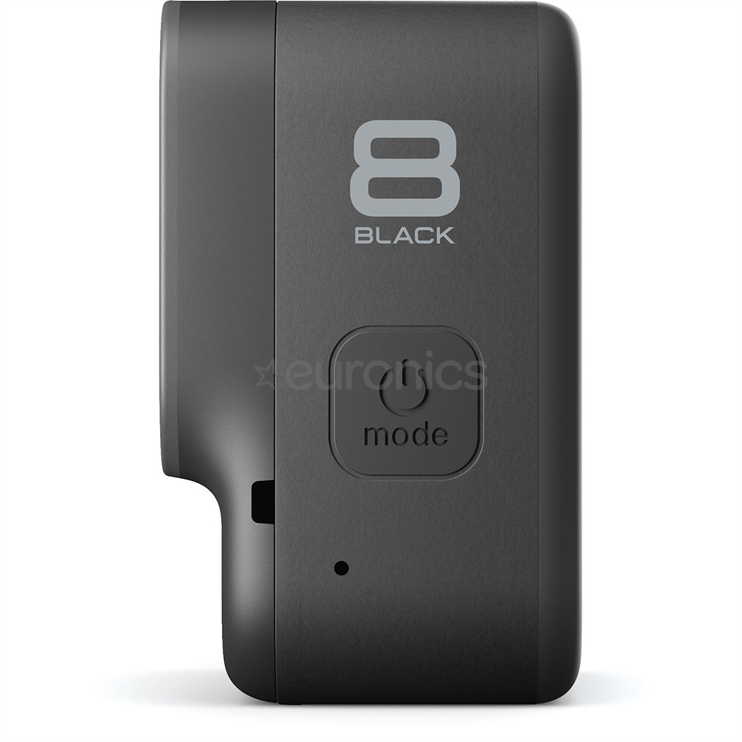 GoPro HERO8 Black, 4K/60fps, melna - Video kamera