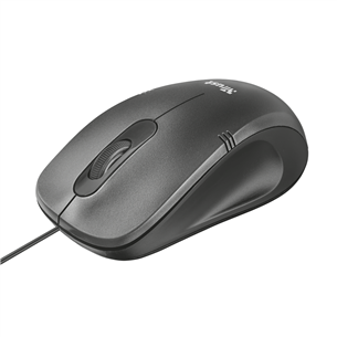 Trust Ivero Compact, gray - Wired Optical Mouse