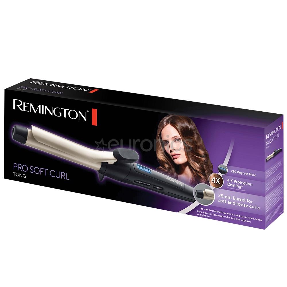 Matu lokšķēres Pro Soft Curl Tong, Remington / 25 mm