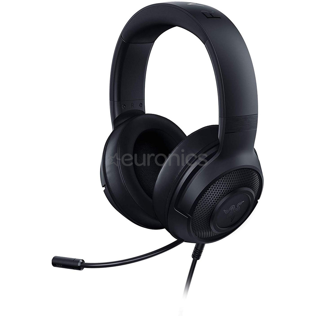 Razer Kraken X, melna - Austiņas ar mikrofonu