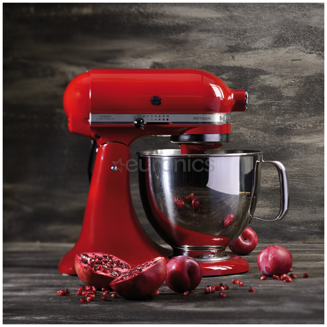 KitchenAid Artisan Elegance, 4,8 л/3 л, 300 Вт, красный - Миксер