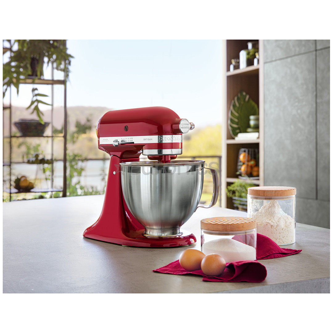 KitchenAid Artisan Elegance, 4.8 L/3 L, 300 W, sarkana - Mikseris