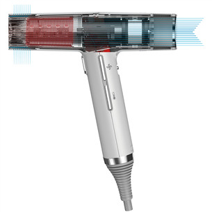 GA.MA iQ Perfetto, 1600 W, grey - Hair dryer