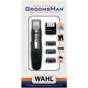 Wahl, 1-12 mm, melna/sudraba - Bārdas trimmeris