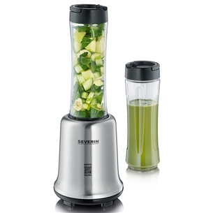 Severin Mix & Go, 300 W, 0.6 L, black/inox - Blender