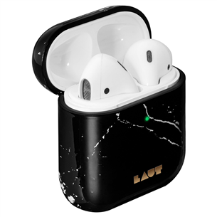 Laut HUEX ELEMENTS, AirPods, melna - Apvalks