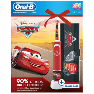 Electric toothbrush Braun Oral-B Cars + travel case