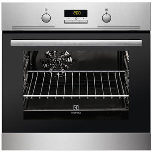 Electrolux, pyrolytic cleaning, 57 L, inox - Built-in Oven
