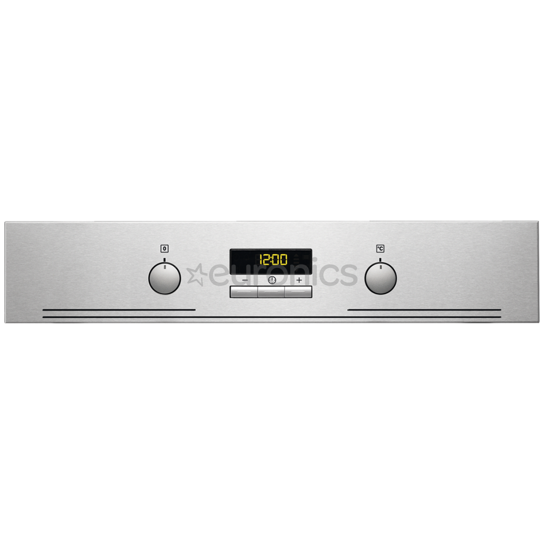 Electrolux, 57 л, пиролитическая очистка, черный/нерж. сталь - Интегрируемый духовой шкаф