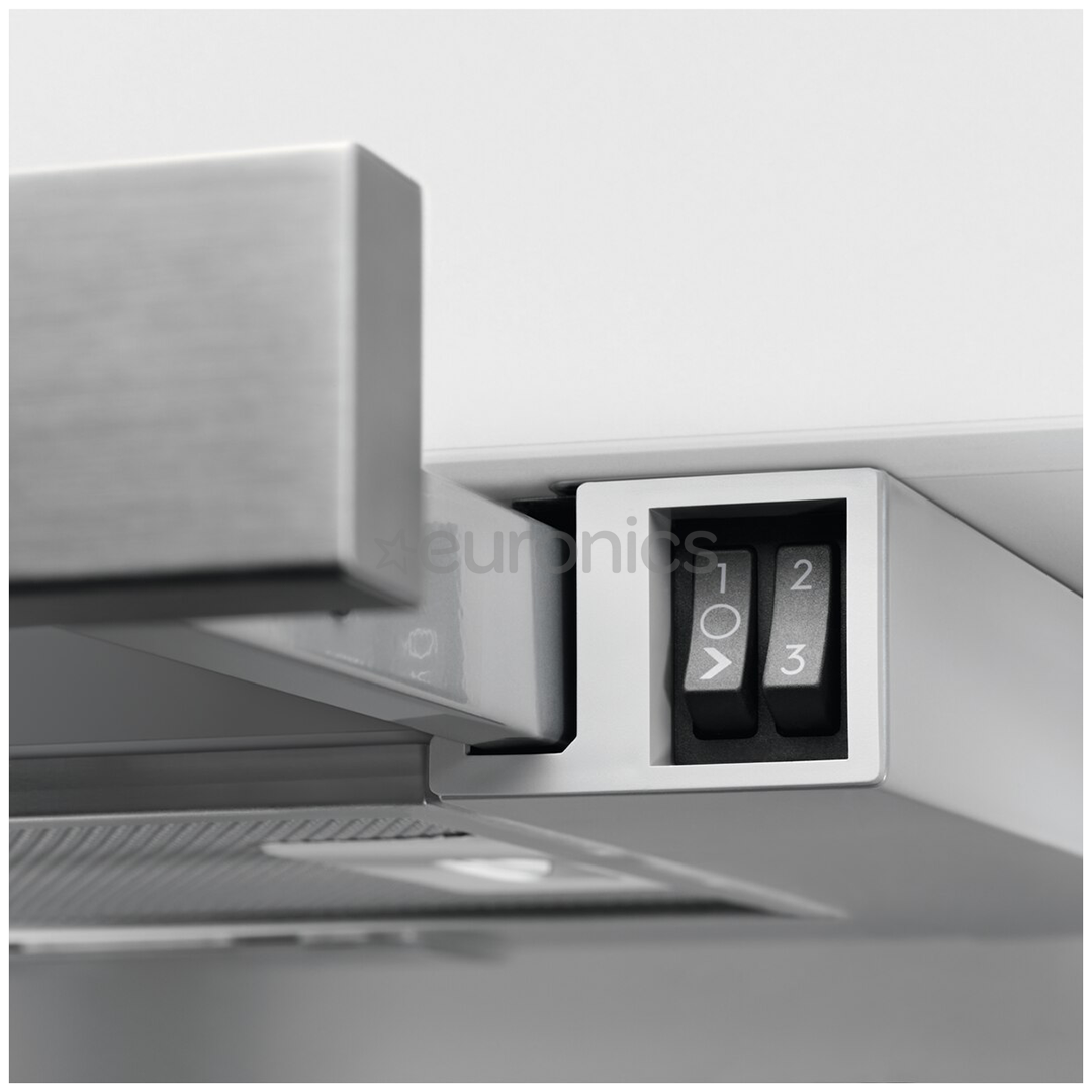 Electrolux, 280 м³/ч, нерж. сталь - Интегрируемая вытяжка