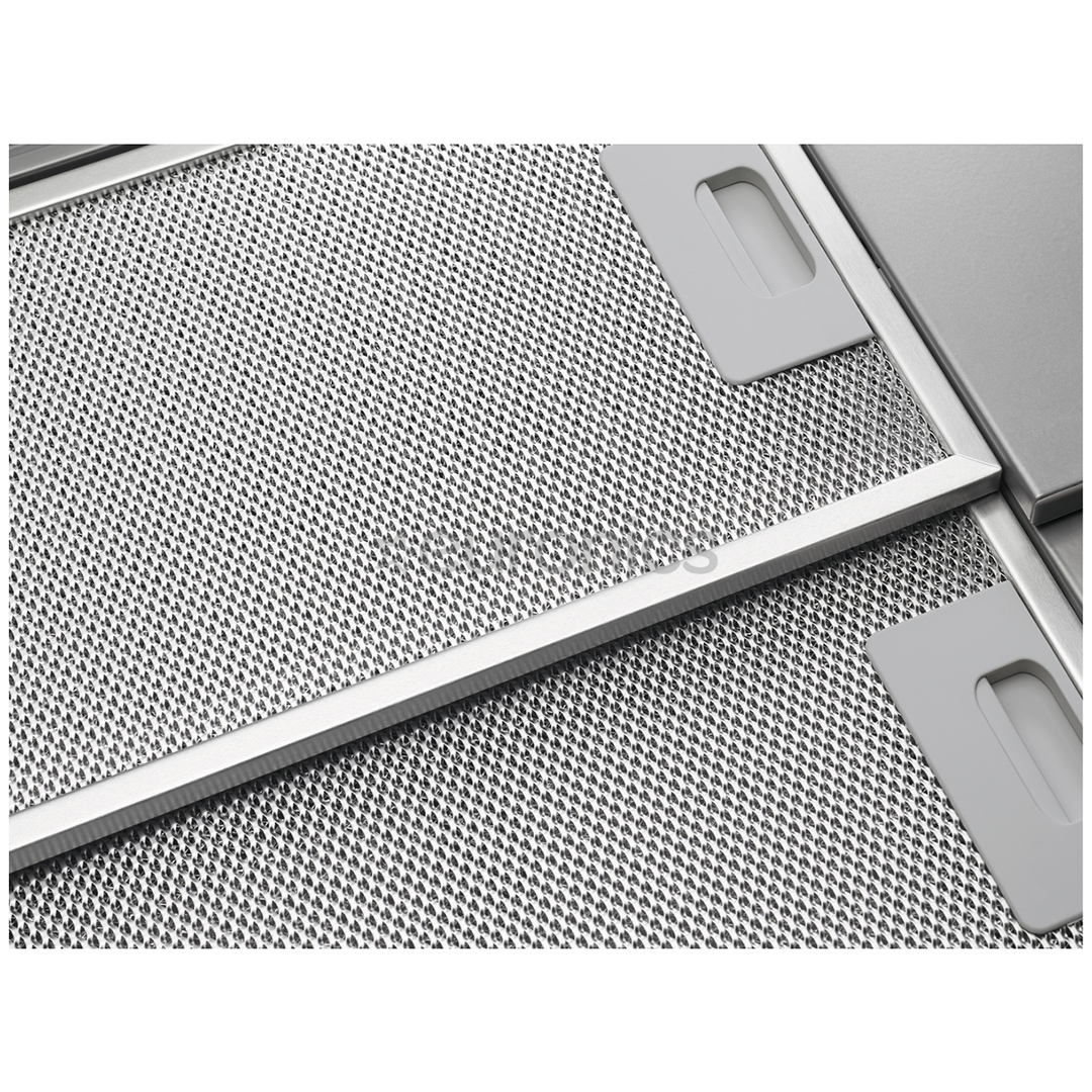 Electrolux, 370m³/h, melna/nerūsējošā tērauda - Iebūvējams tvaika nosūcējs