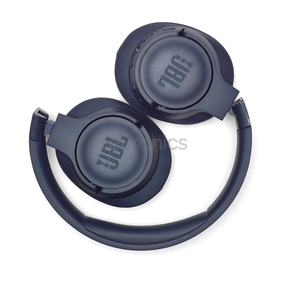 JBL Tune 750, синие - Накладные беспроводные наушники