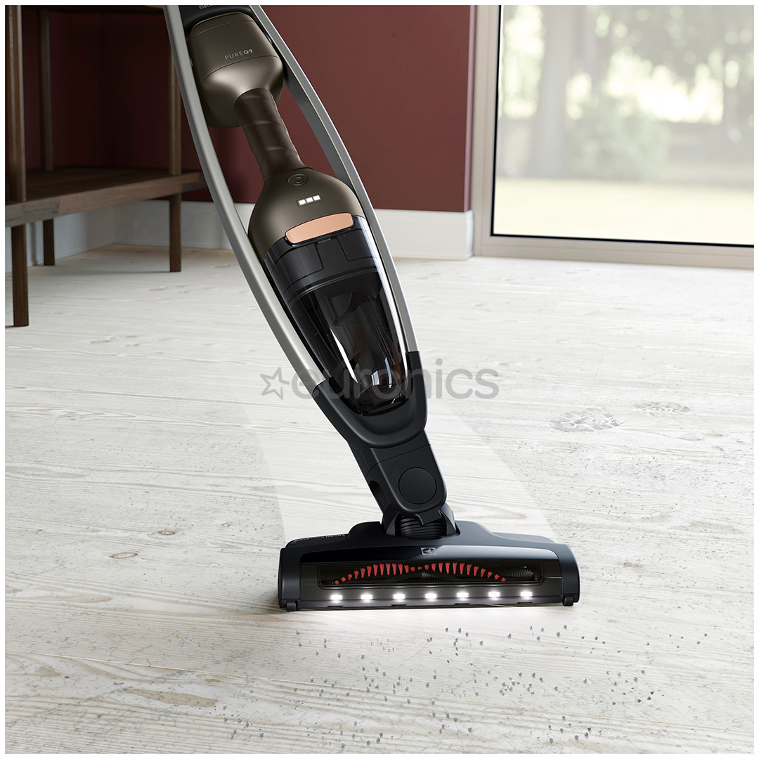 Electrolux Pure Q9, melna/sudraba - Bezvadu putekļu sūcējs