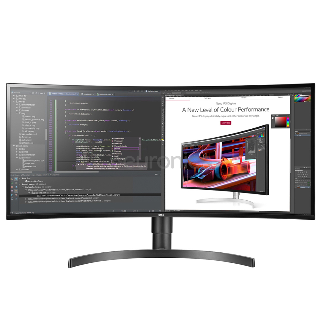 34" ieliekts UltraWide QHD LED IPS monitors, LG