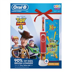 Elektriskā zobu birste Oral-B ToyStory + futrālis, Braun