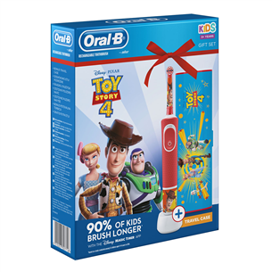 Elektriskā zobu birste Oral-B ToyStory + futrālis, Braun