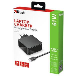 Power adapter Trust Maxo USB-C (61 W)