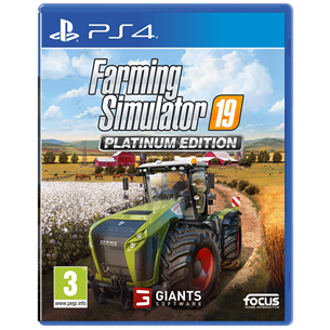 Spēle priekš PlayStation 4, Farming Simulator 19 Platinum Edition