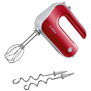 Bosch Styline Colour, 500 W, sarkana/pelēka - Rokas mikseris MFQ40303