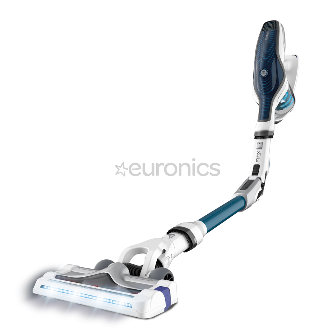 Tefal Air Force 360 Flex Pro, zila/balta - Bezvadu putekļu sūcējs