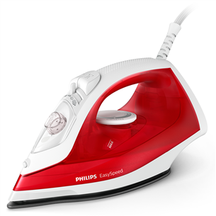 Philips EasySpeed, 2000 Вт, белый/красный - Паровой утюг