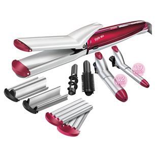 BaByliss, 180 °C, sudraba/rozā - Matu veidošanas komplekts MS22E