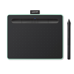 Wacom Intuos S Bluetooth, черный/зеленый - Графический планшет CTL-4100WLE-N