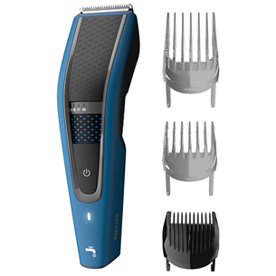 Philips 5000 Series, 0.5-28 mm, blue/black - Hairclipper + beard comb