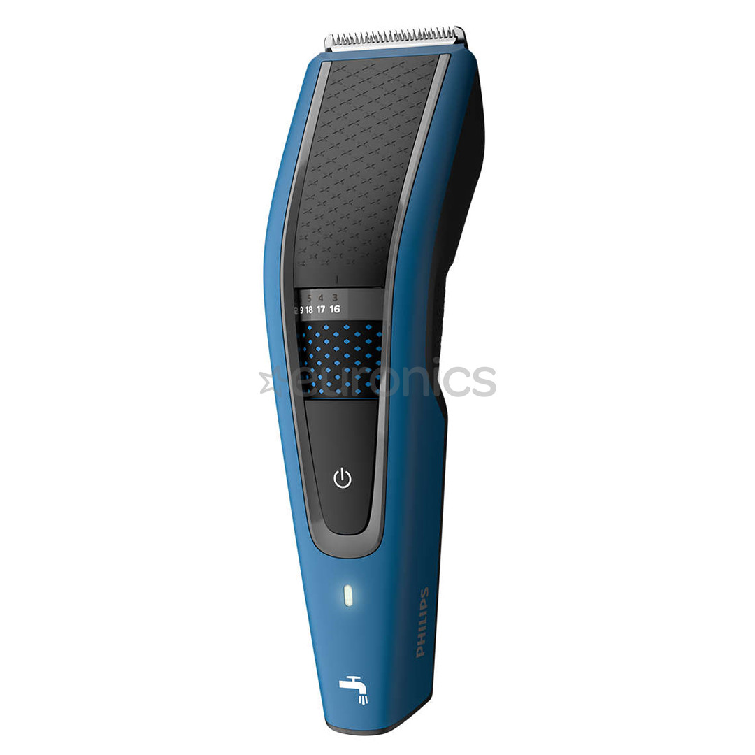 Philips 5000 Series, 0.5-28 mm, blue/black - Hairclipper + beard comb