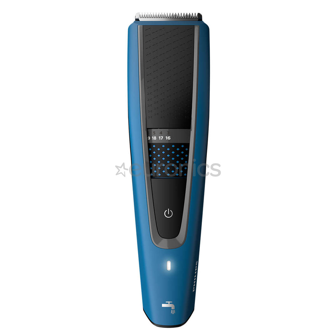 Philips 5000 Series, 0.5-28 mm, blue/black - Hairclipper + beard comb