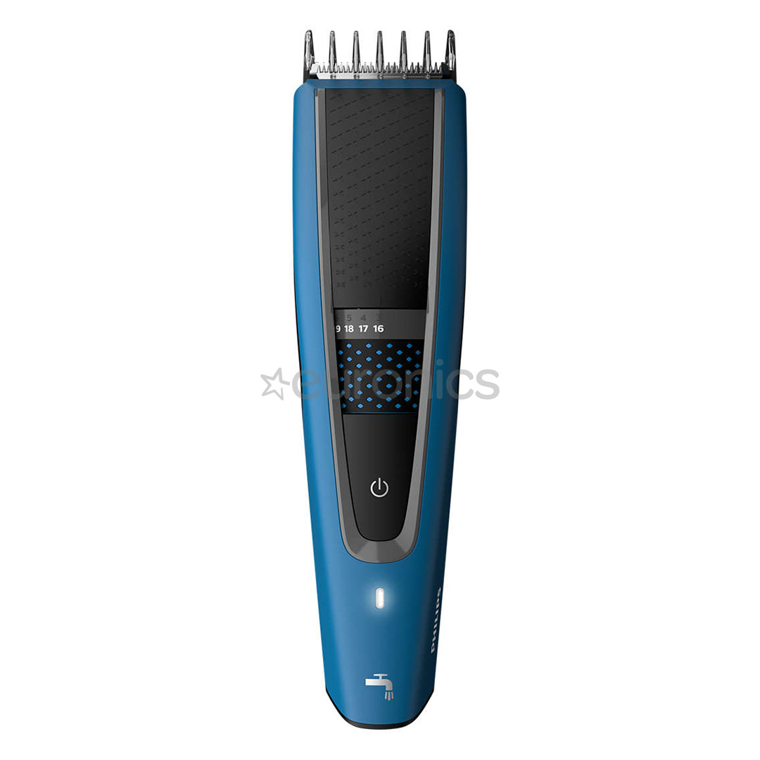 Philips 5000 Series, 0.5-28 mm, blue/black - Hairclipper + beard comb