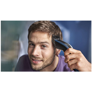 Philips 5000 Series, 0.5-28 mm, blue/black - Hairclipper + beard comb