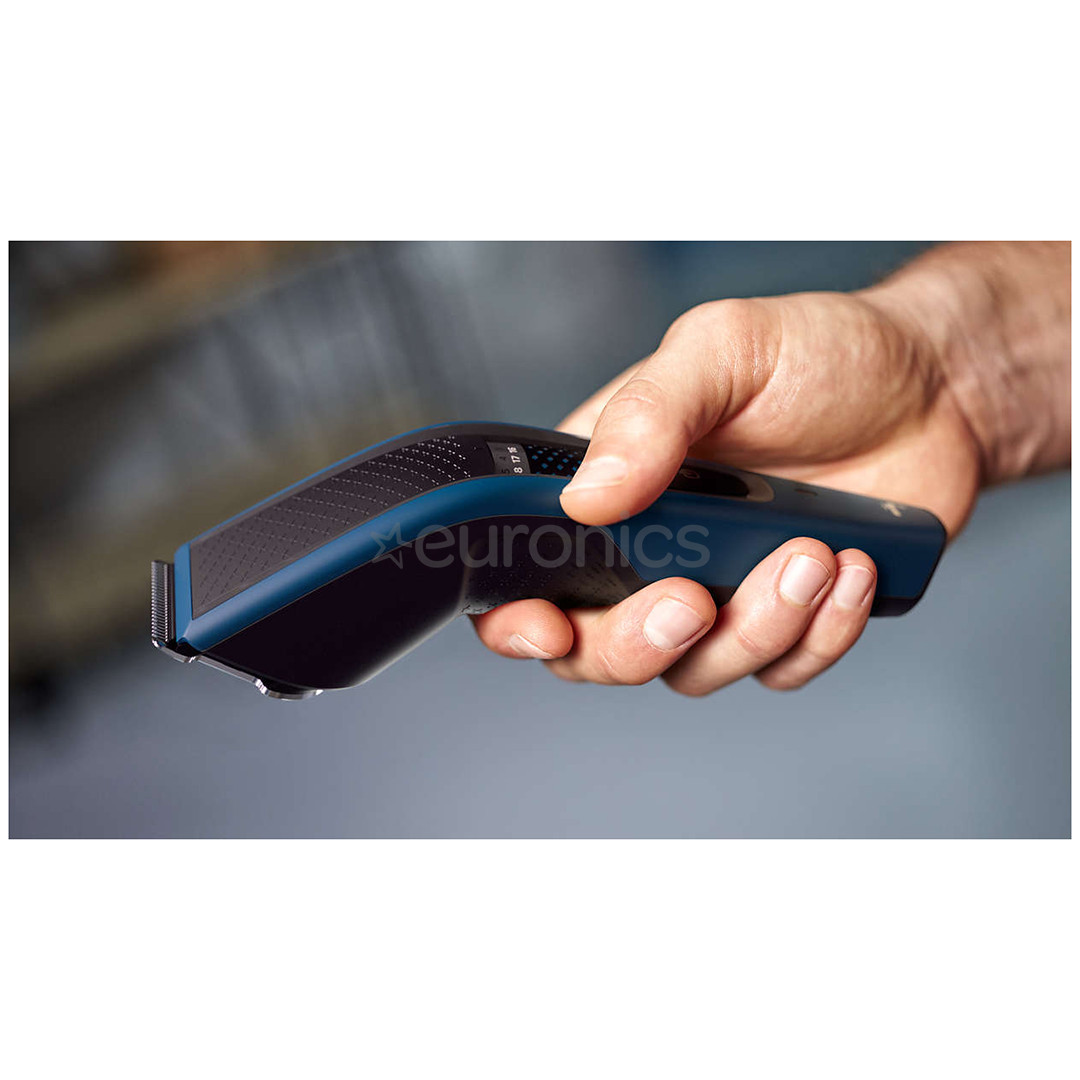 Philips 5000 Series, 0.5-28 mm, blue/black - Hairclipper + beard comb