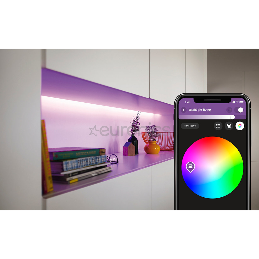 Hue LED gaismas lente (2 m) + adapteris, Philips