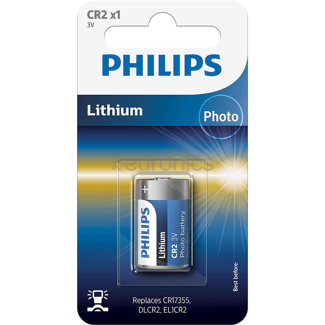 Philips, CR2, 3V - Baterija