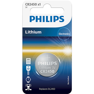 Philips Lithium, CR2450, 3V - Baterija