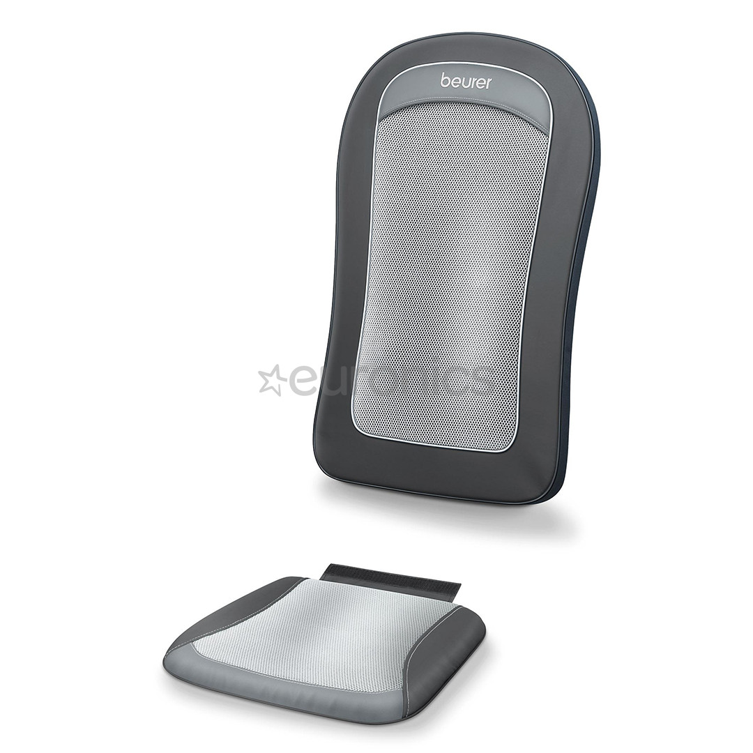 Beurer Shiatsu, pelēka - Masāžas pārvalks krēslam