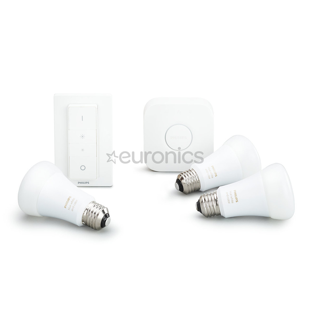 Комплект умных ламп Philips Hue White and Color Ambience (E27)