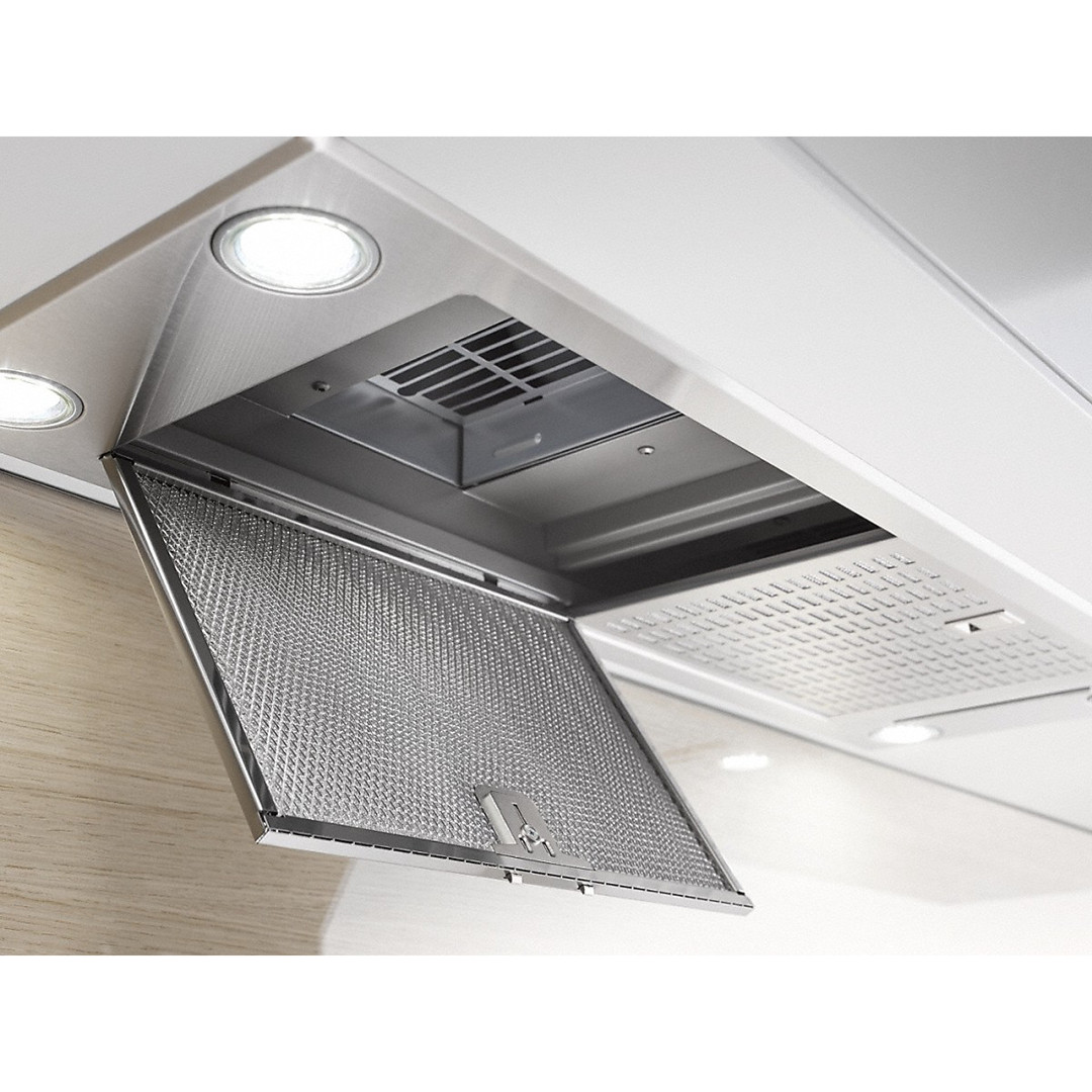 Miele, 600 м³/ч, ширина 88,4 см, нерж. сталь - Интегрируемая вытяжка