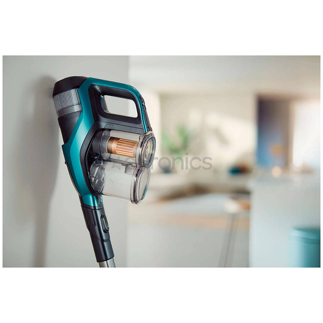 Philips SpeedPro Aqua Pro 8000, gaiši zila - Bezvadu putekļu sūcējs