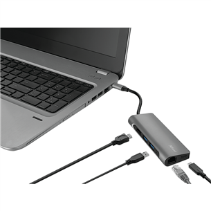 Adapteris USB-C Multiport Dalyx, Trust