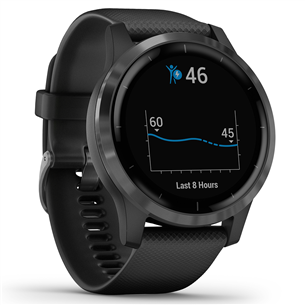 Garmin Vivoactive 4, melna - Viedpulkstenis