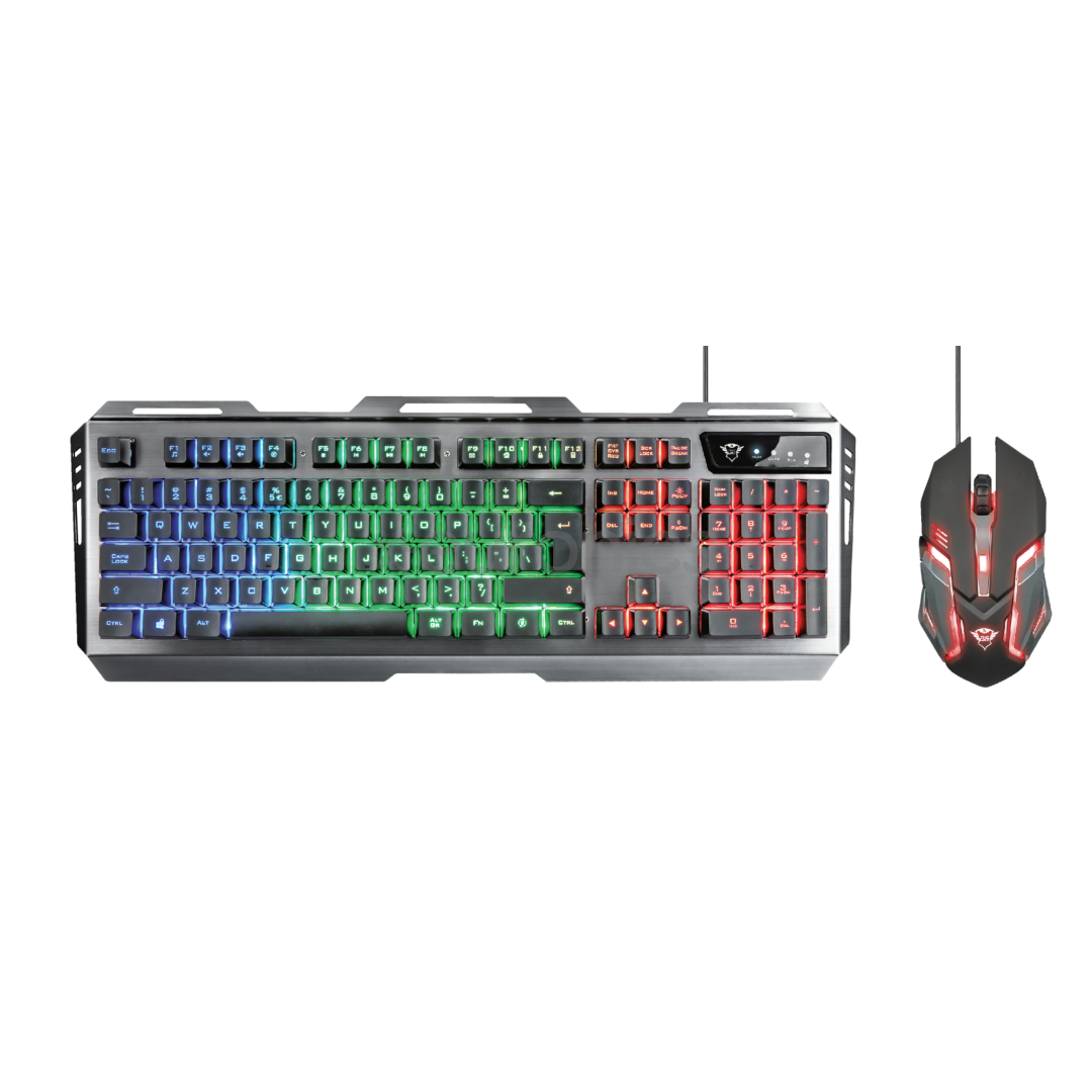 Klaviatūra + pele GXT 845 Tural Gaming Combo, Trust / US